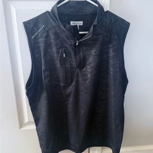 Peter Millar Charcoal Camouflage Vest